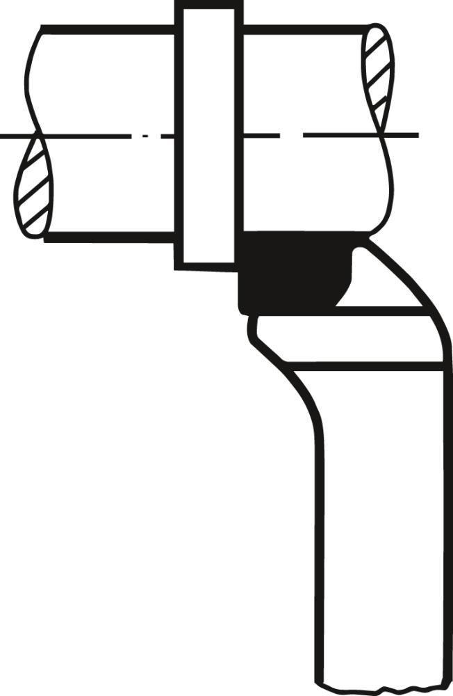 Abgesetzter Stirndrehmeißel, Hartmetall, DIN 4977, ISO 5, P25/P30, rechts Produktbild img2 L