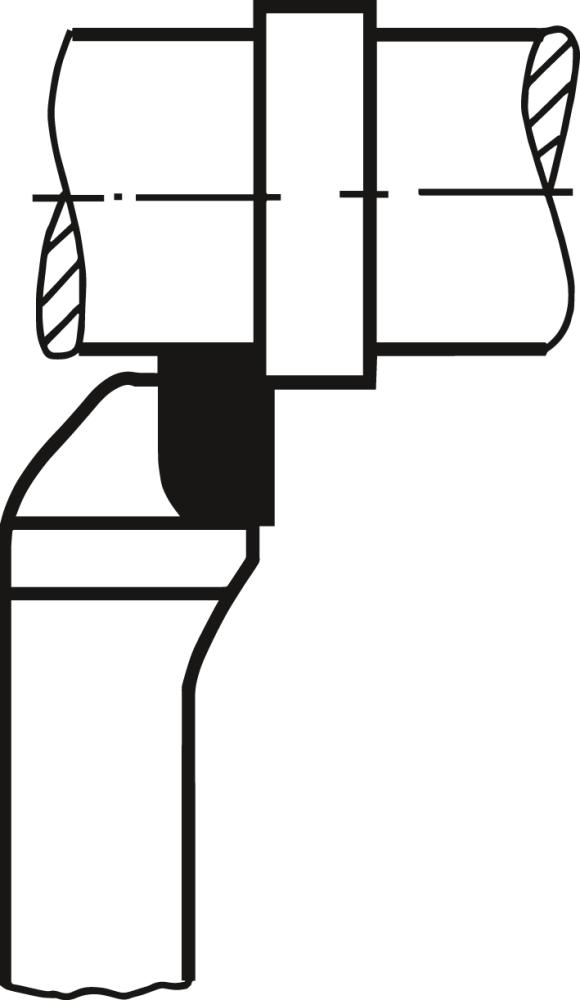 Drehmeissel HM DIN4980 links 25x25x140mm P25/30 WILKE Produktbild img2 L