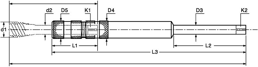 Gewindebohrer-Verlängerung Produktbild img2 L