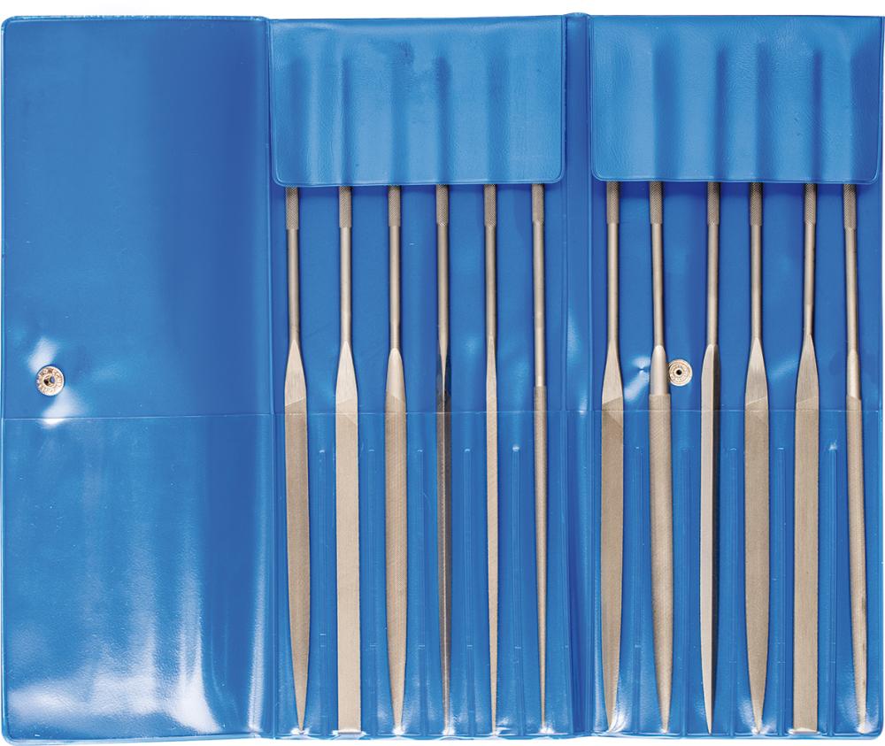 Nadelfeilen-Satz Präzision 200mm Hieb 0 12-teilig PFERD Produktbild img1 L