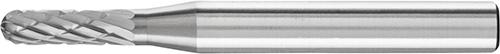 Hartmetallfrässtift (Rotorfräser) DIN 8033 – Schaft-Ø 6 mm, Walzenrundform WRC, Produktbild img1 L