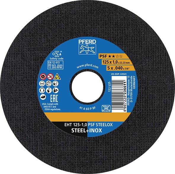 Trennscheibe gerade A24PPSF-INOX 178x2,5mm PFERD Produktbild img1 L