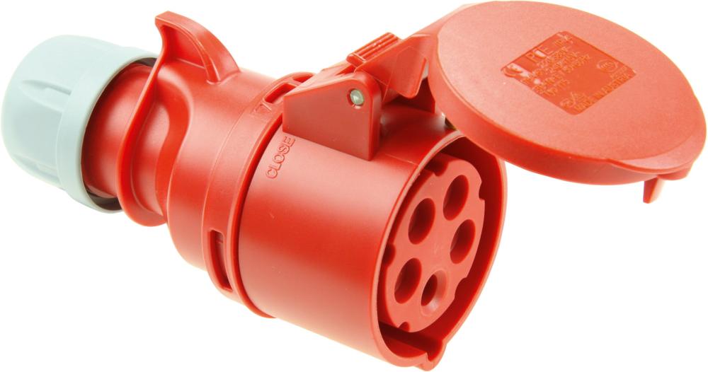 CEE-Kupplung 16A IP44 5-polig 6 h 400 V PCE Althoff Produktbild img1 L