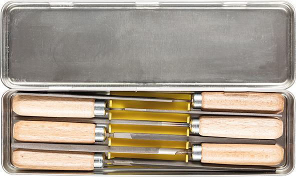 Schlüsselfeilen-Satz 265K 100mm Hieb 2 6-teilig PFERD Produktbild img1 L