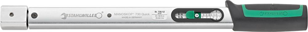 Drehmomentschlüssel 730/12Q 25- 130Nm 14x18mm Stahlwille Produktbild img1 L