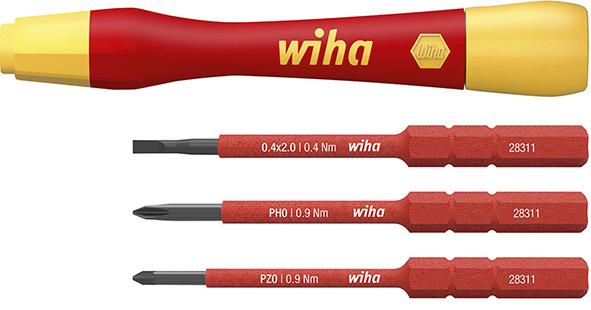 Feinschraubendreher-Satz VDE 4-teilig slimVario Wiha Produktbild img1 L