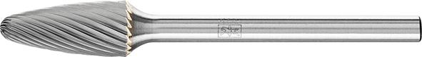 Kleinfrässtift HM Rundbogenform 0613 5 3mm 6x13mm Pferd Produktbild img1 L