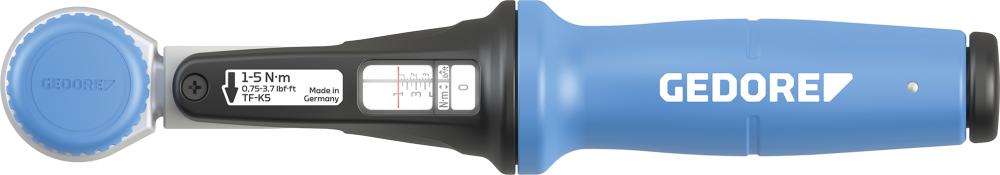 Drehmomentschlüssel TORCOFIX-K, 1/4"–1/2" mit Pilzkopf-Umsteckvierkant Produktbild img1 L