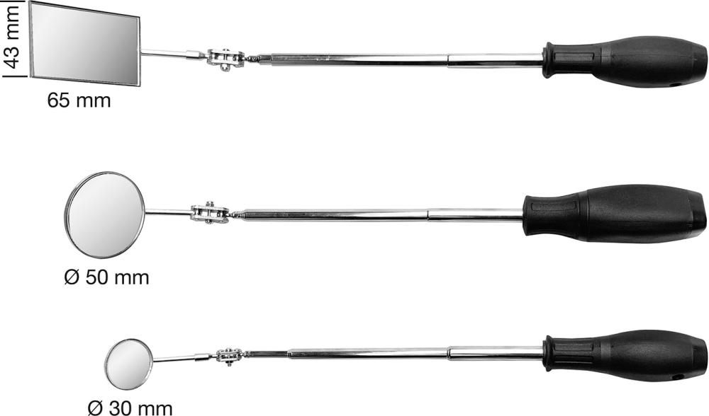 Inspektionsspiegel-Satz 3-teilig Produktbild img1 L