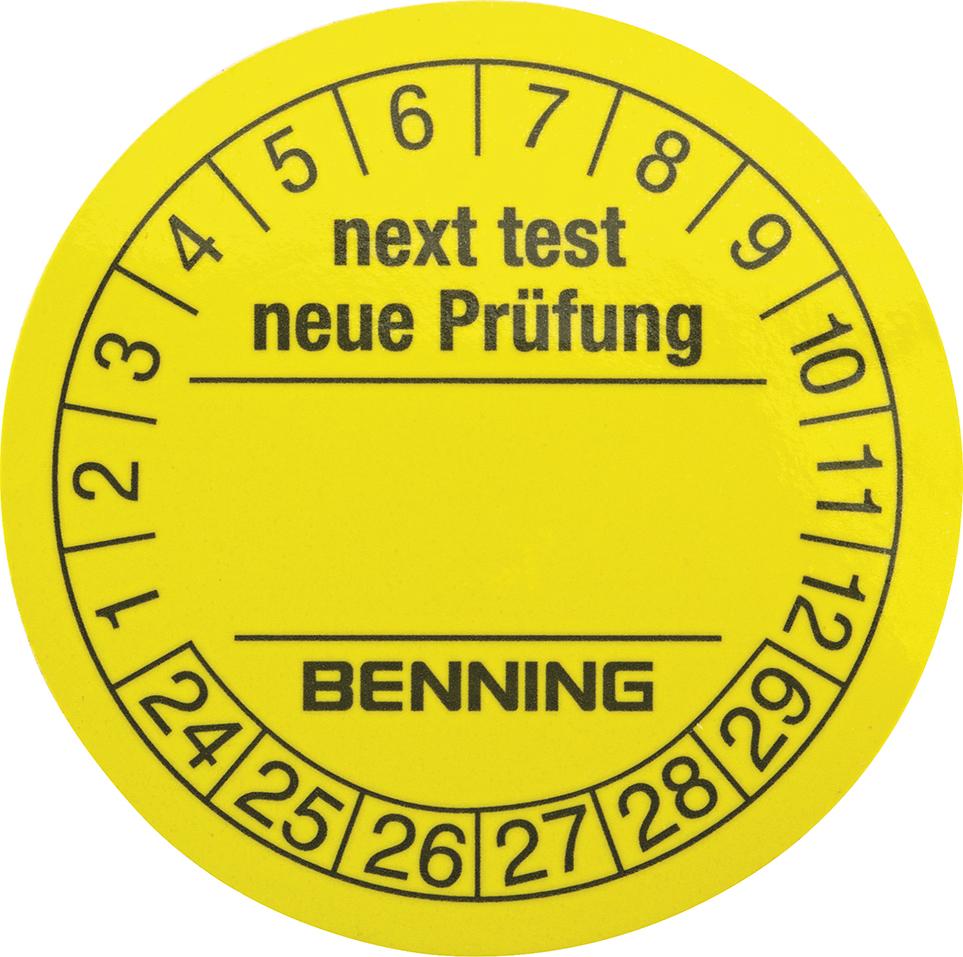 Prüfplakette Benning Produktbild img1 L