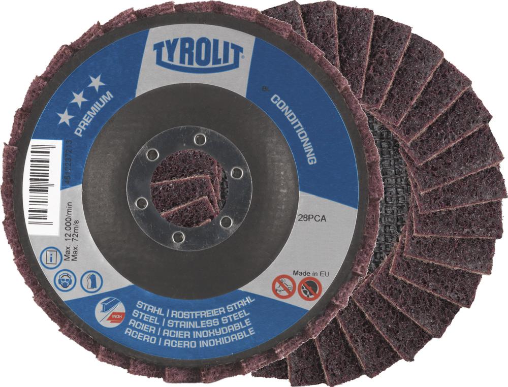 Vlies-Fächerschleifscheibe, Ø 125 mm, gewölbt Produktbild img1 L