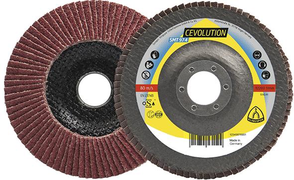 Fächerschleifscheibe SMT 974, Keramikkorn, gewölbt Produktbild img1 L