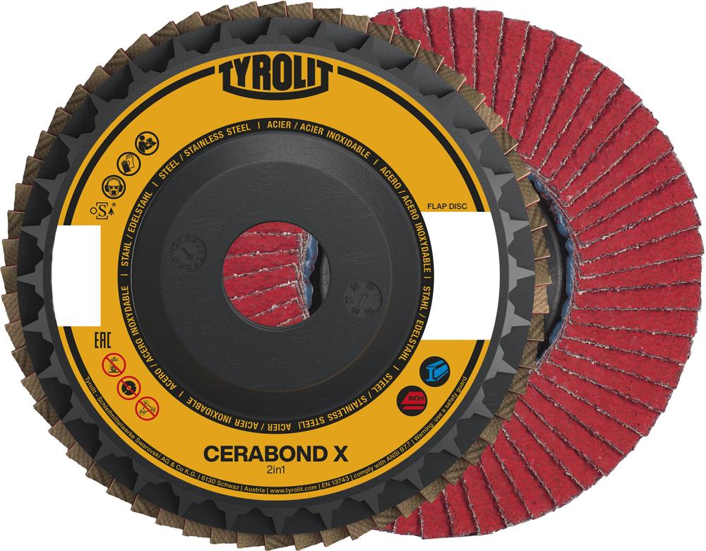 Fächerschleifs.CERABOND X125mm CA-60 gew. Tyrolit Produktbild img1 L
