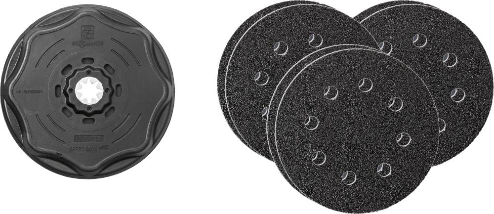 Schleifset rund gelocht, Ø115mm Fein 7-teilig StarlockPlus Produktbild img1 L