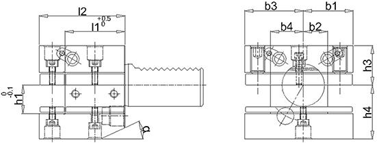 VDI-Werkzeughalter, Form D1 Produktbild img2 L