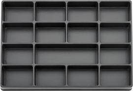 Werkzeugmodul 3/3 leer 15 Fächer KunststoffFORTIS Produktbild