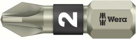 Bit rostfrei 1/4" DIN 3126 C6,3 PZ2x25mm Wera Produktbild