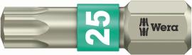 Bit rostfrei 1/4" DIN 3126 C6,3 T25x25mm Wera Produktbild