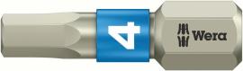 Bit rostfrei 1/4" DIN 3126 C6,3 Innensechskant 4x25mm Wera Produktbild