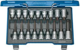 Schraubendrehereinsatz- Satz 1/2" T20 bis T60 18-teilig Gedore Produktbild