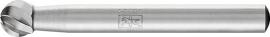HSS-Frässtift (Rotorfräser) Schaft-Ø 6 mm, Kugelform F, Zahnung 1 Produktbild