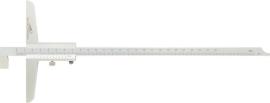 Tiefenmessschieber mit abgesetztem Messstift 1/20 200x100mm HP PREISSER Produktbild