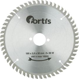 HW-Kreissägebl. 190x2,6 x30mm Z56W Fortis Produktbild