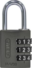 Zahlen-Hangschloss 144/30 titanium Lock-Tag Produktbild