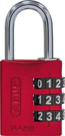 Zahlen-Hangschloss 144/30 rot Lock-Tag Produktbild
