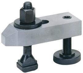 Spanneisen, abgeschrägt mit verstellbarer Stützschraube Produktbild