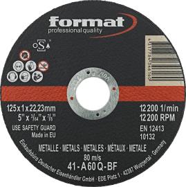 Trennscheibe gekröpft fürStahl 125x2,5mm FORMAT Produktbild