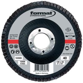 Fächerschleifscheibe, Standard, Ø 115 mm, 6° gewölbt Produktbild