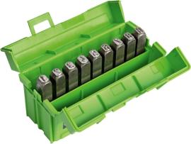 Schlagzahlen-Satz vernickelt Schrifthöhe 3mm KUKKO Produktbild