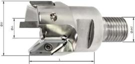 Einschraubfräser mit Innenkühlung, 90°, für die Aluminiumbearbeitung Produktbild