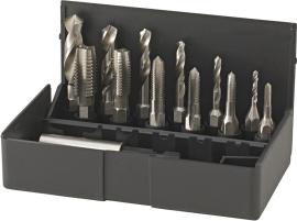 Bit-Satz Einschnittgewindebohrer M3-M10 + Spiralbohrer + Bit-Halter Produktbild