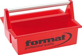 Werkzeugkasten 395x295x215mm rot FORMAT Produktbild
