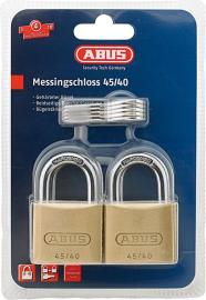 Vorhangschloss Messing Quad-Pack SB ABUS Produktbild
