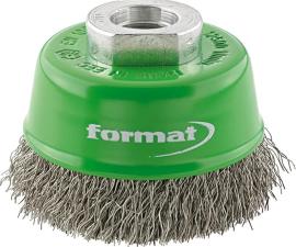 Topfbürste, rostfreier Stahldraht (1.4310), gewellt Produktbild