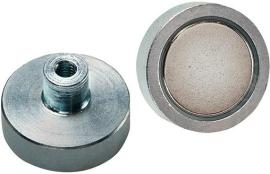 Neodym-Magnet-Flachgreifer mit Gewindebuchse Produktbild