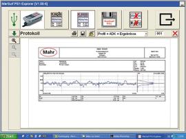 Software für Mahr Rauheitsmessgeräte MarSurf Produktbild