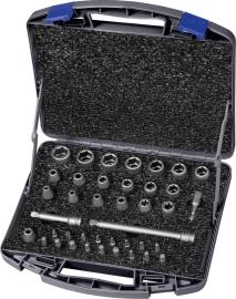 Kraft-Steckschlüssel-Einsatz-Garnitur 3/8" Produktbild