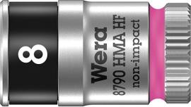 Steckschlüsseleinsatz 6-kant 1/4" 8mm mit Haltefunktion Wera Produktbild