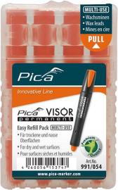 Minen-Set für Permanentmarker VISOR Industrial orange Pica Produktbild