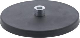 Neodym-Magnet-Flachgreifer mit Neopren-Schutzmantel und Gewindebuchse Produktbild