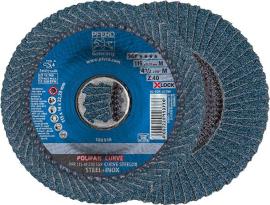 Fächerschleifscheibe X-LOCK, Zirkonkorund CURVE, Ø 125 mm, radial Produktbild