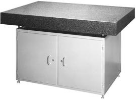 Granit-Mess- und Kontrollplatte mit Werkzeugschrank Produktbild