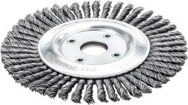 Rundbürste, Stahldraht, gezopft, schmal Produktbild
