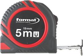 Taschenbandmaß Magnet 5mx19mm weiß FORMAT Produktbild