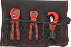 Rohrabschneidersatz 3 teilig in Rolltasche FORMAT Produktbild