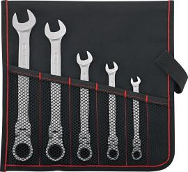 Maulschlüssel mit Ringratsche und Gelenk, im Satz Produktbild